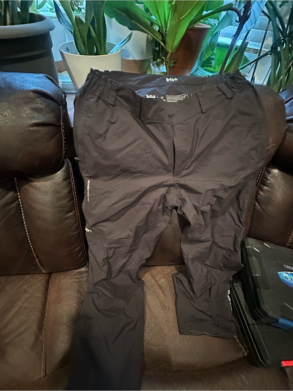 Helly Hansen Black Men's Technical Rain Joggers